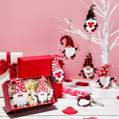 Eight styles gnome ornaments for Valentine decor