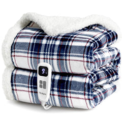 50x60 inch ultra soft plaid blanket close up