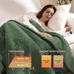 50x60 inch heated throw with 10 heat levels