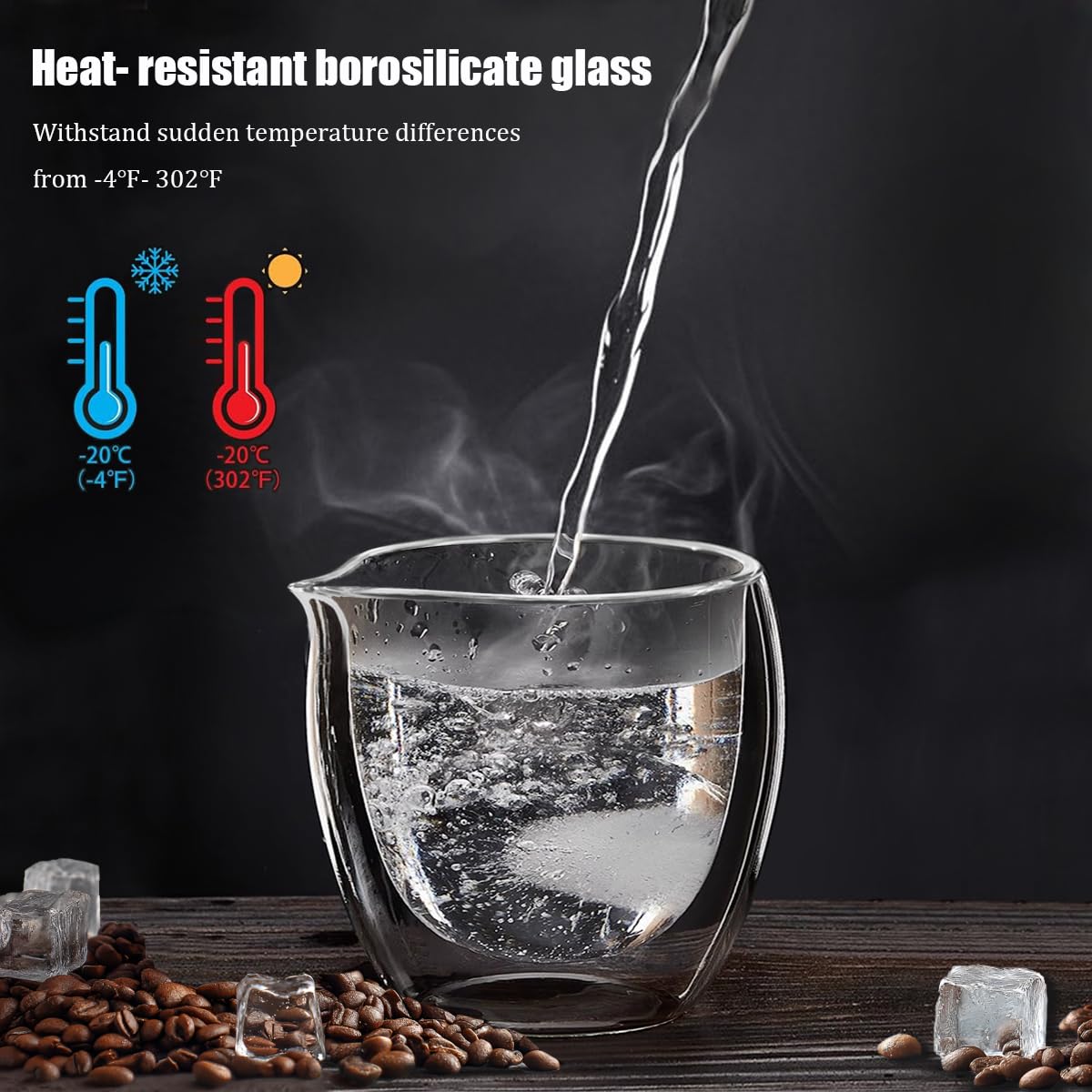 BNUNWISH insulated espresso mug set of 2