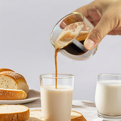 BNUNWISH 3oz clear espresso mug with spout