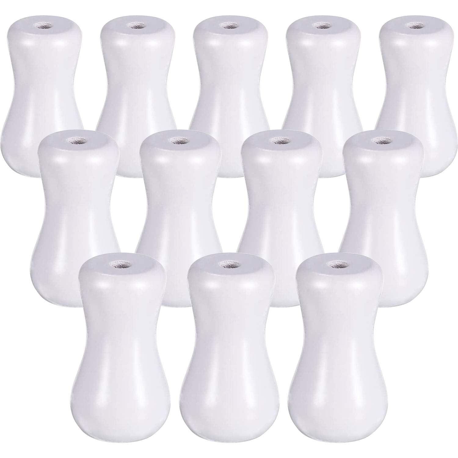 Boao 12 piece white blind pull cord knob set