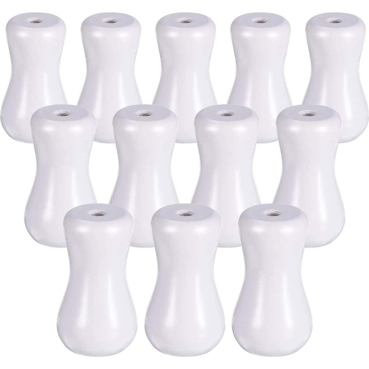 Boao 12 piece white blind pull cord knob set