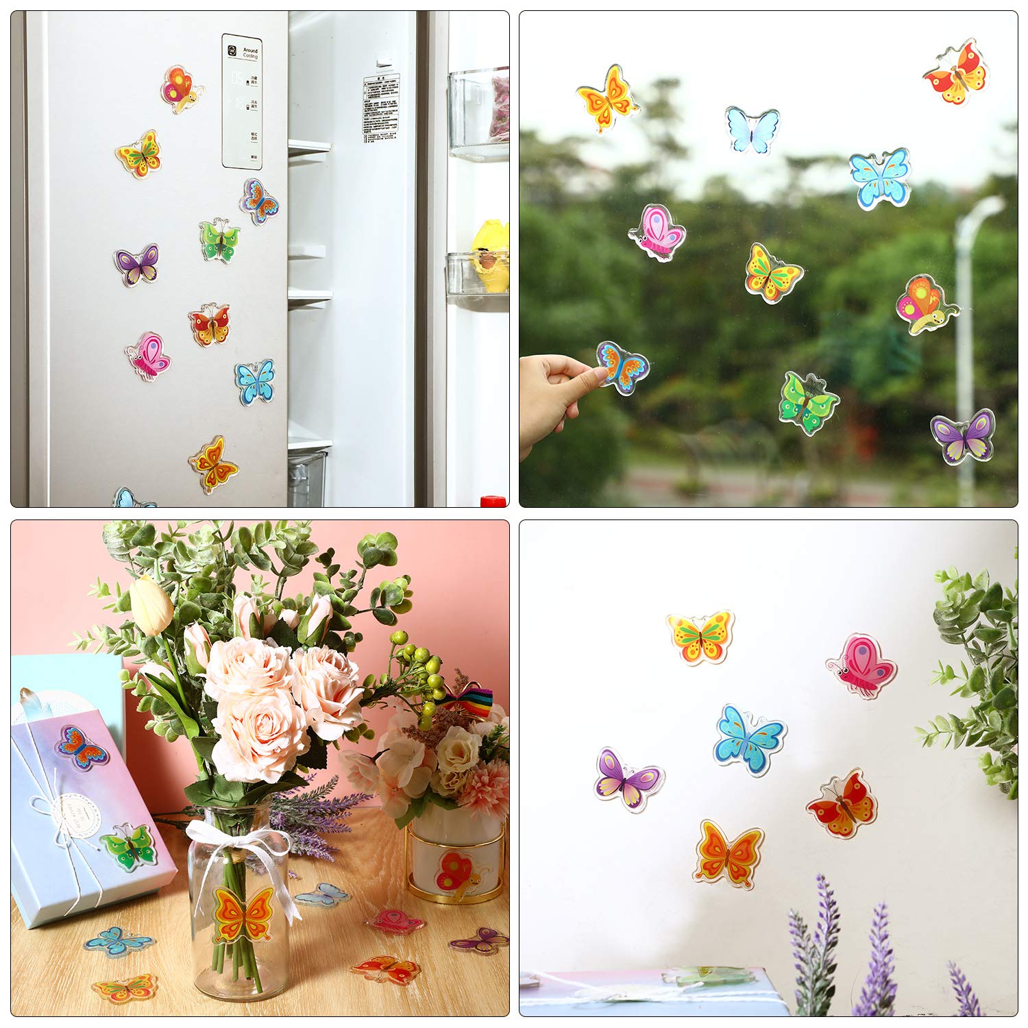 Boao gel window clings set for home nursery decor