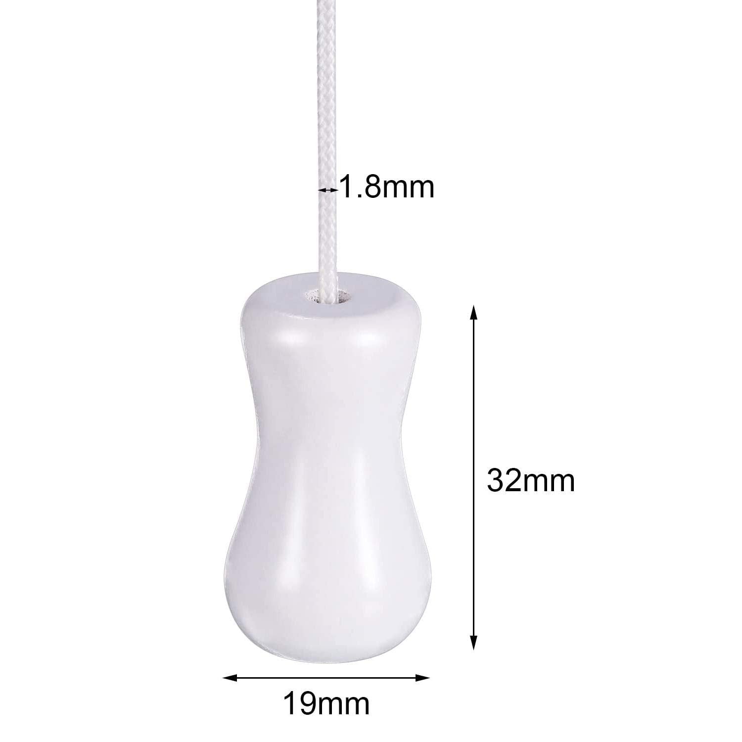 Wood cord knob tassels for blinds