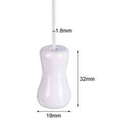 Wood cord knob tassels for blinds