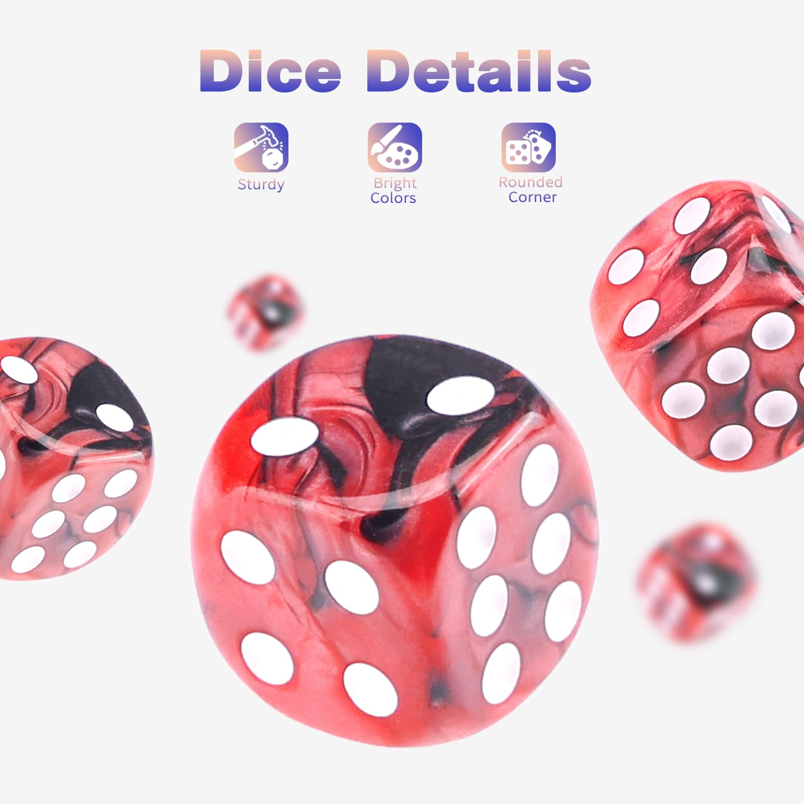 board game use dice set for family and classroom
