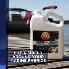 Boat covers and canvas protection with 303 Marine Fabric Guard