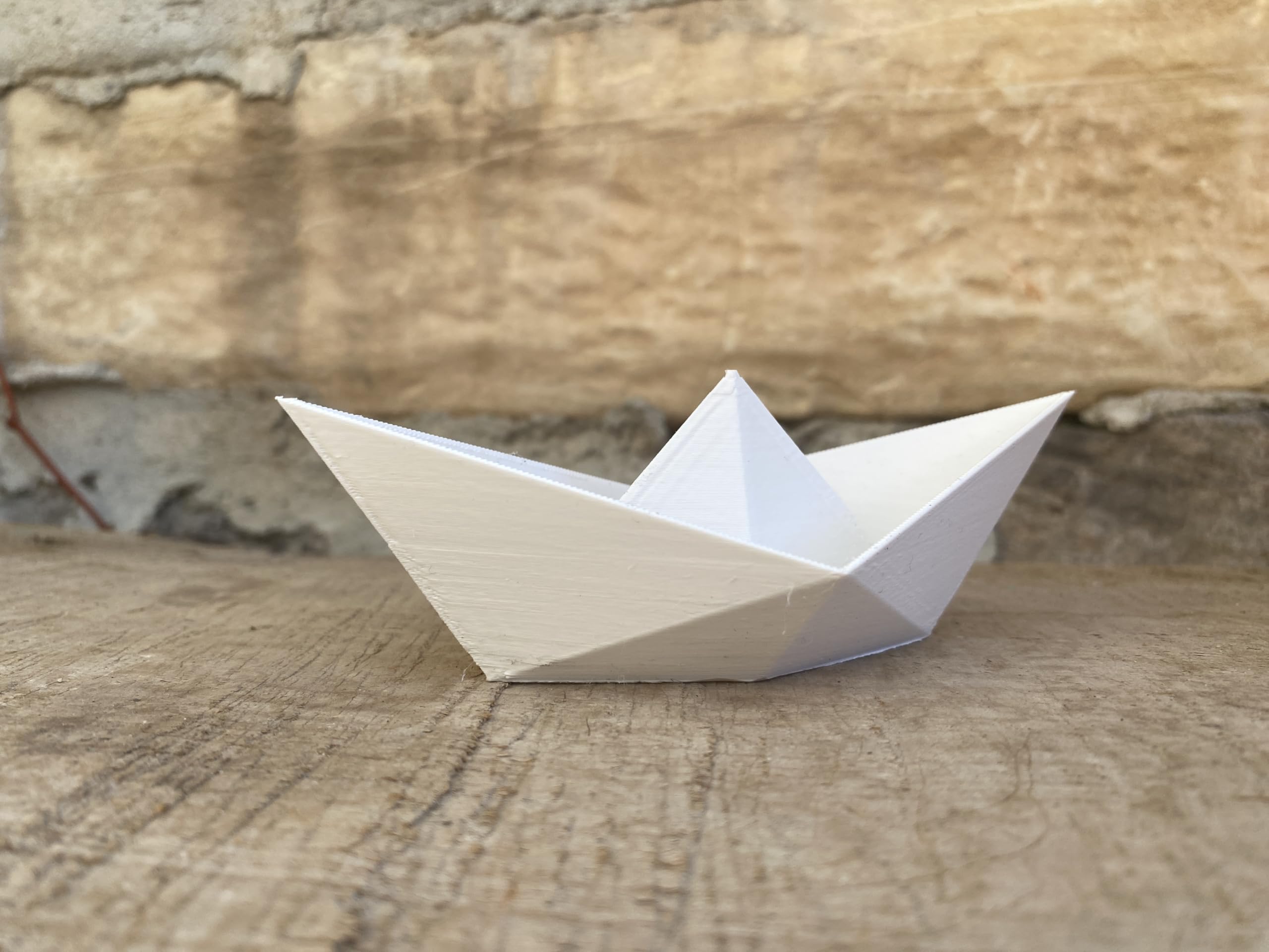 Gift idea for boat lovers paper boat figurine