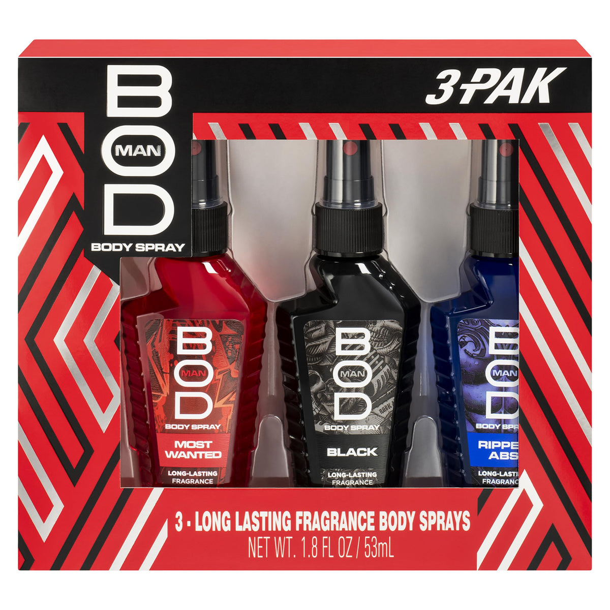 BOD man Black body spray gift set image