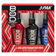 BOD man Black body spray gift set image