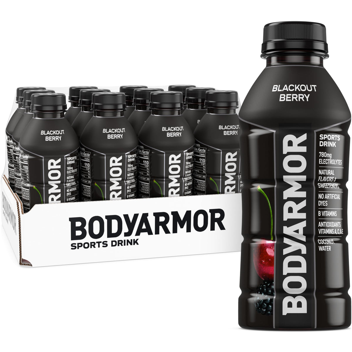 BodyArmor sports drink Blackout Berry 16oz