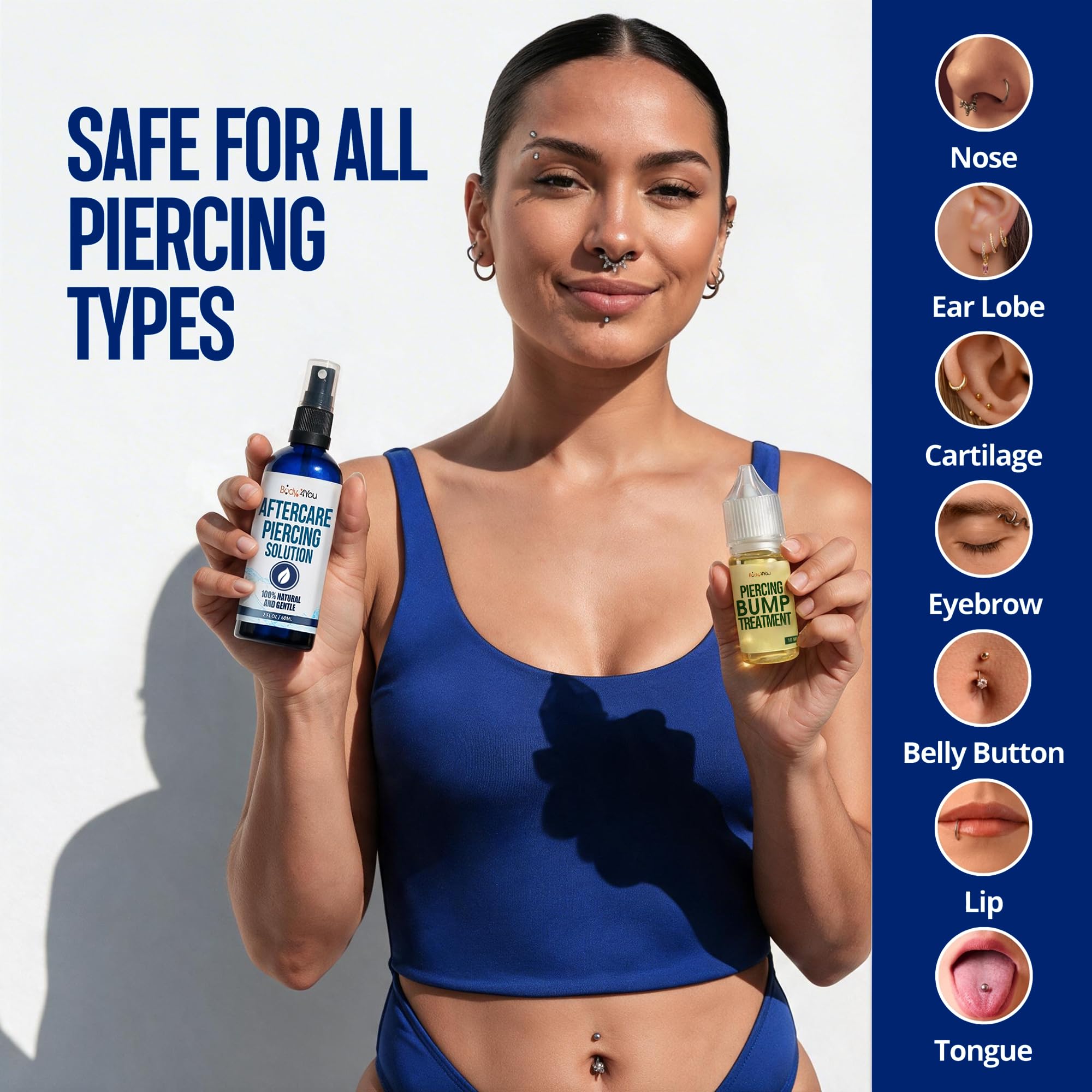 BodyJ4You saline spray and drops flat lay