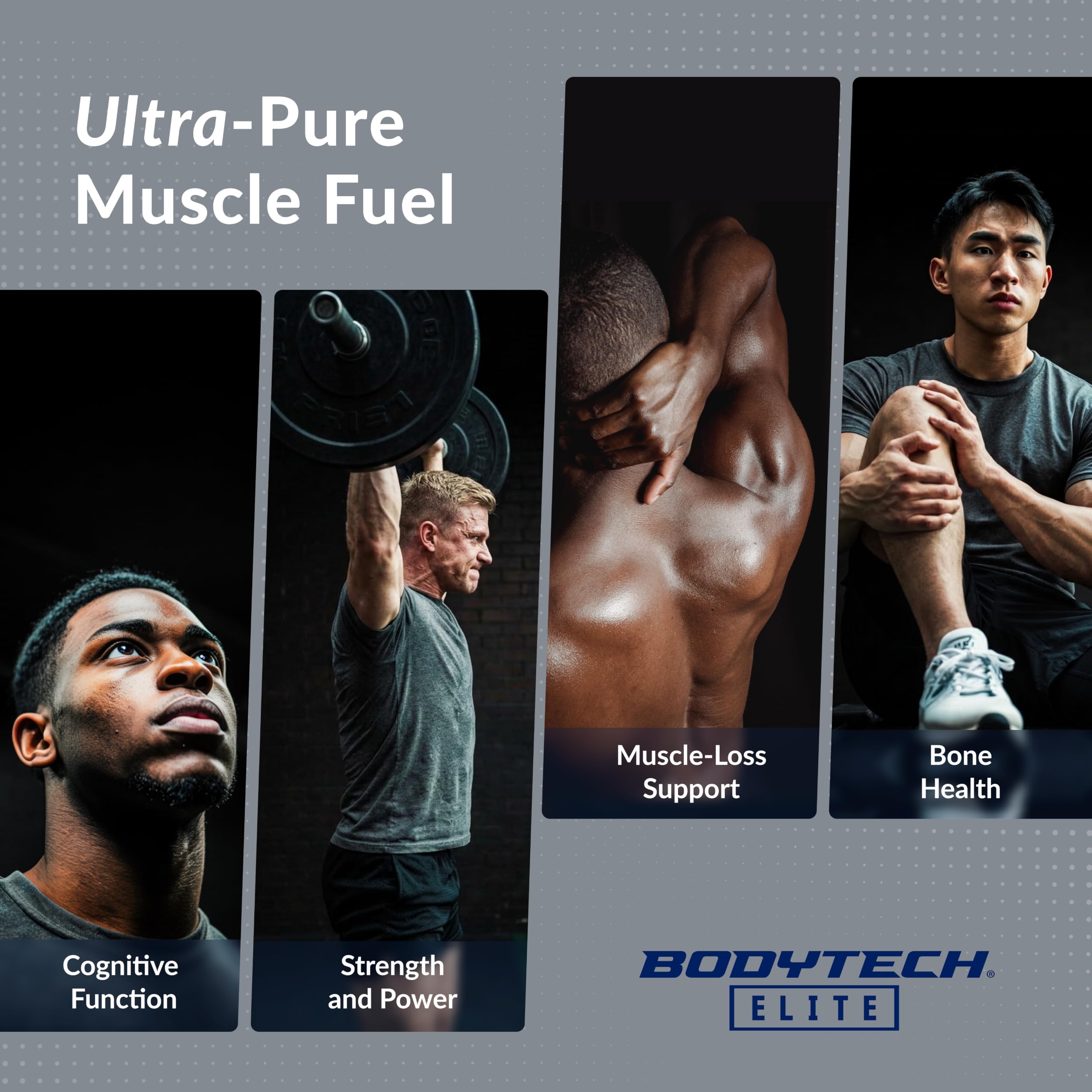 Unflavored creatine powder gluten free by BodyTech