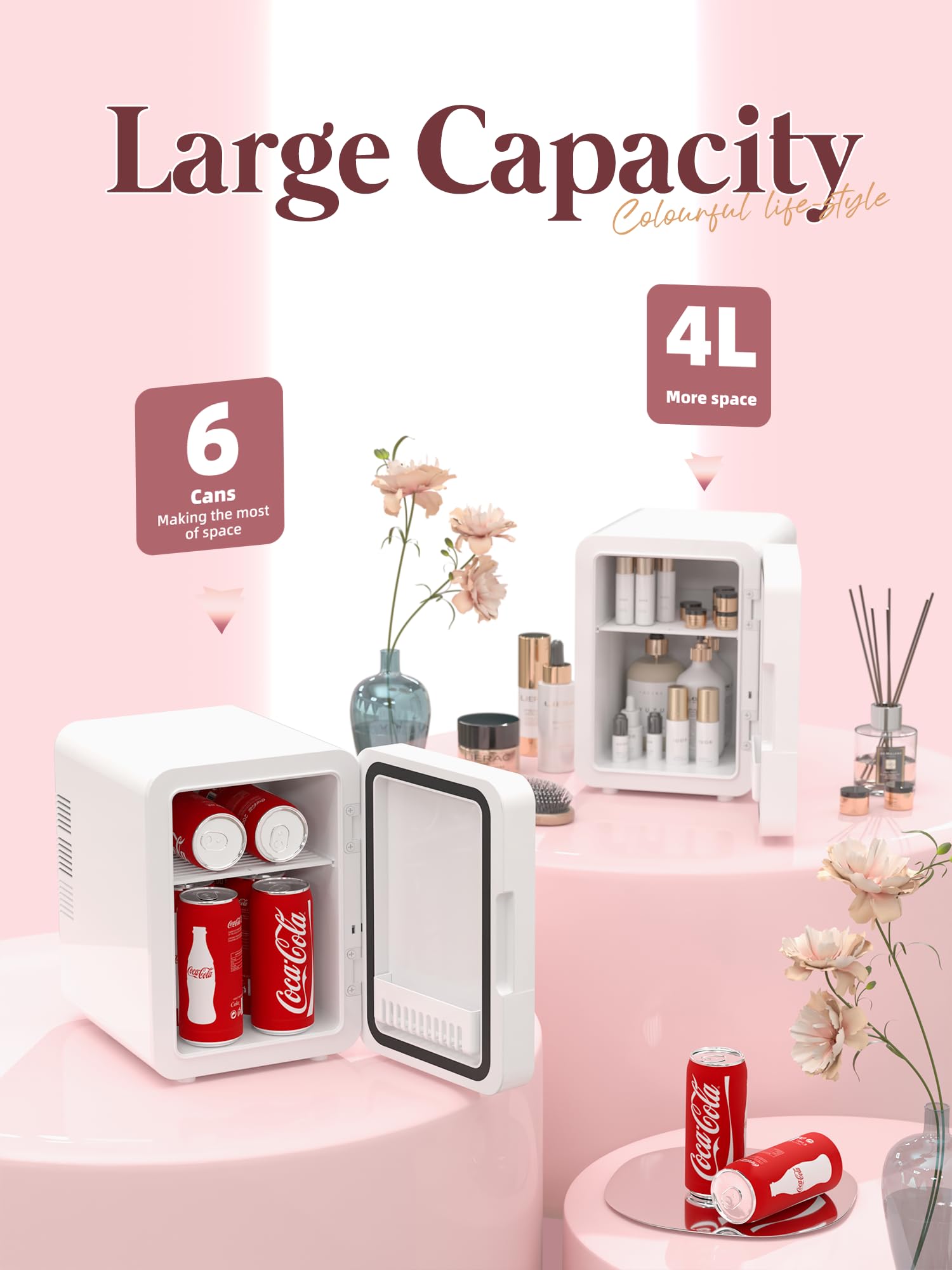 BOGDA Mini Skincare Fridge ultra-low noise 25 dB