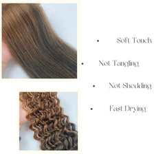 deep wave crochet braiding hair 24inch bundle