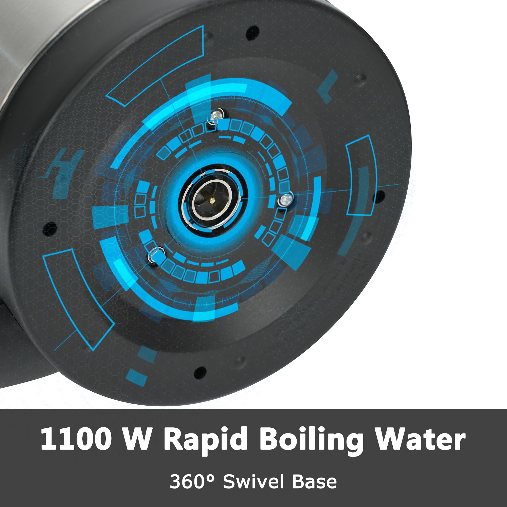 Auto shut-off and boil-dry protection features