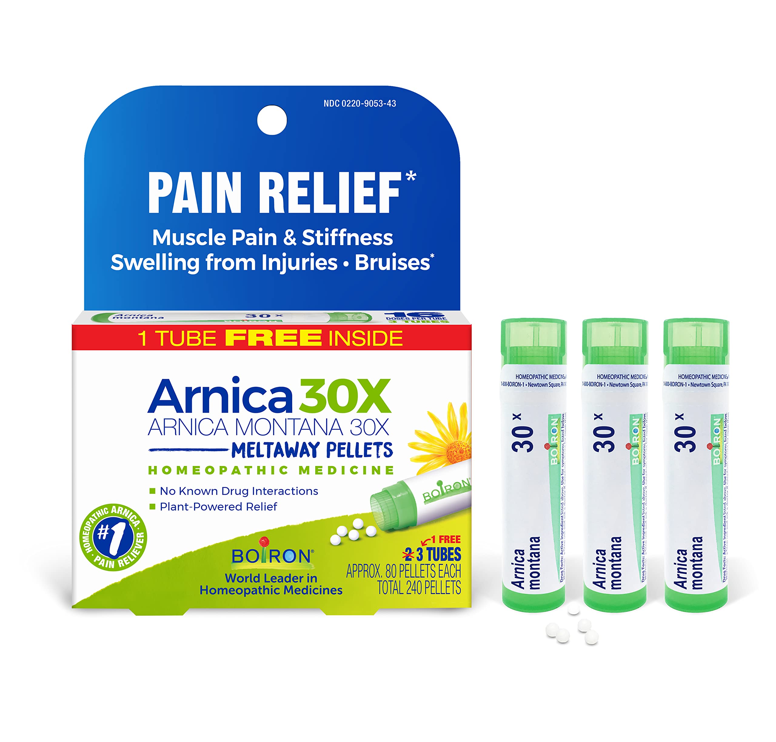 Boiron Arnica Montana 30X pellets box front
