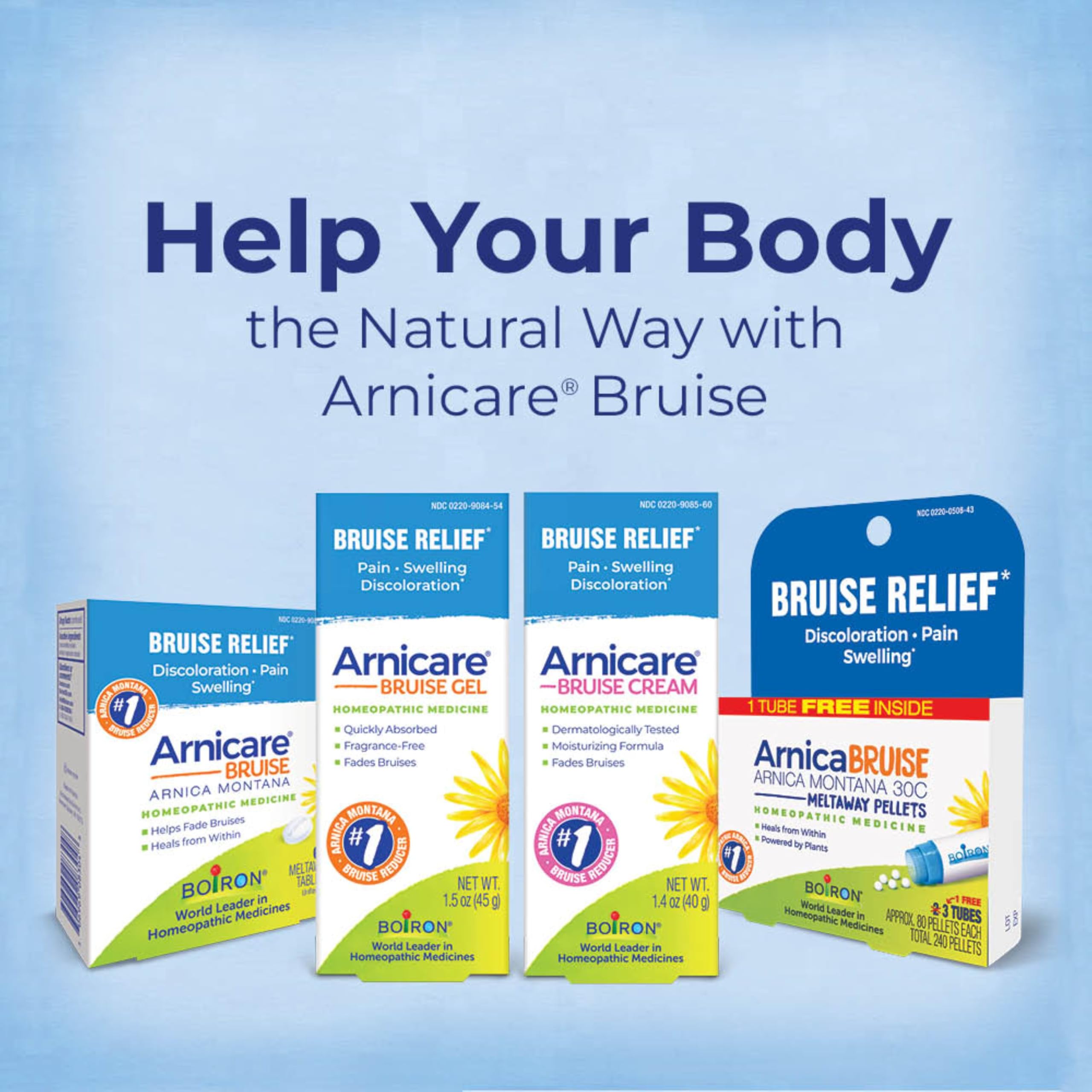 Boiron Arnicare bruise relief FDA inspected facilities
