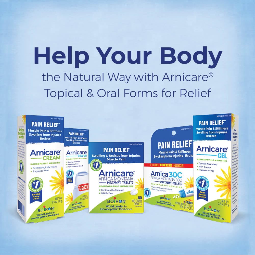 Arnica pain relief for muscle stiffness product