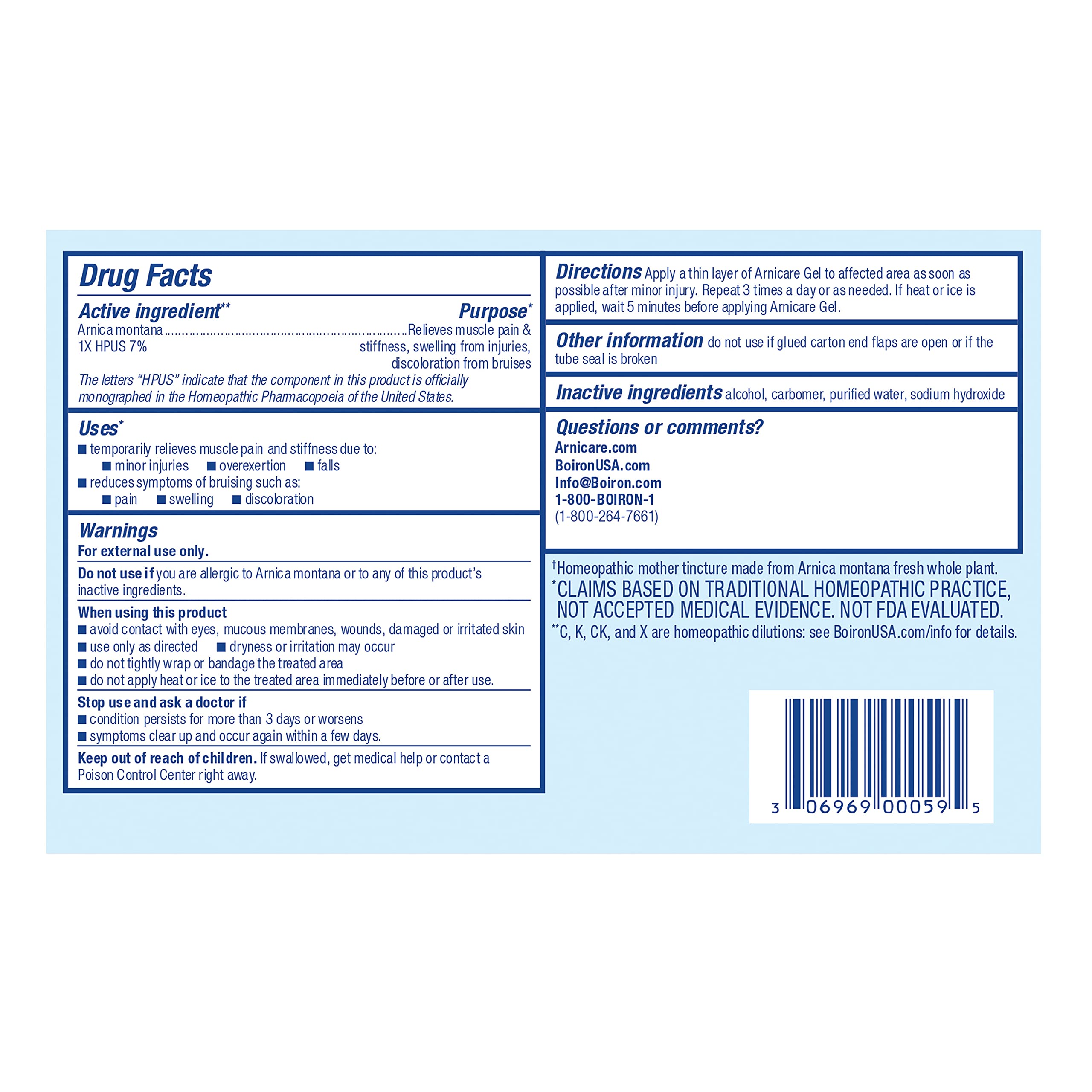 Arnicare Gel after workout relief