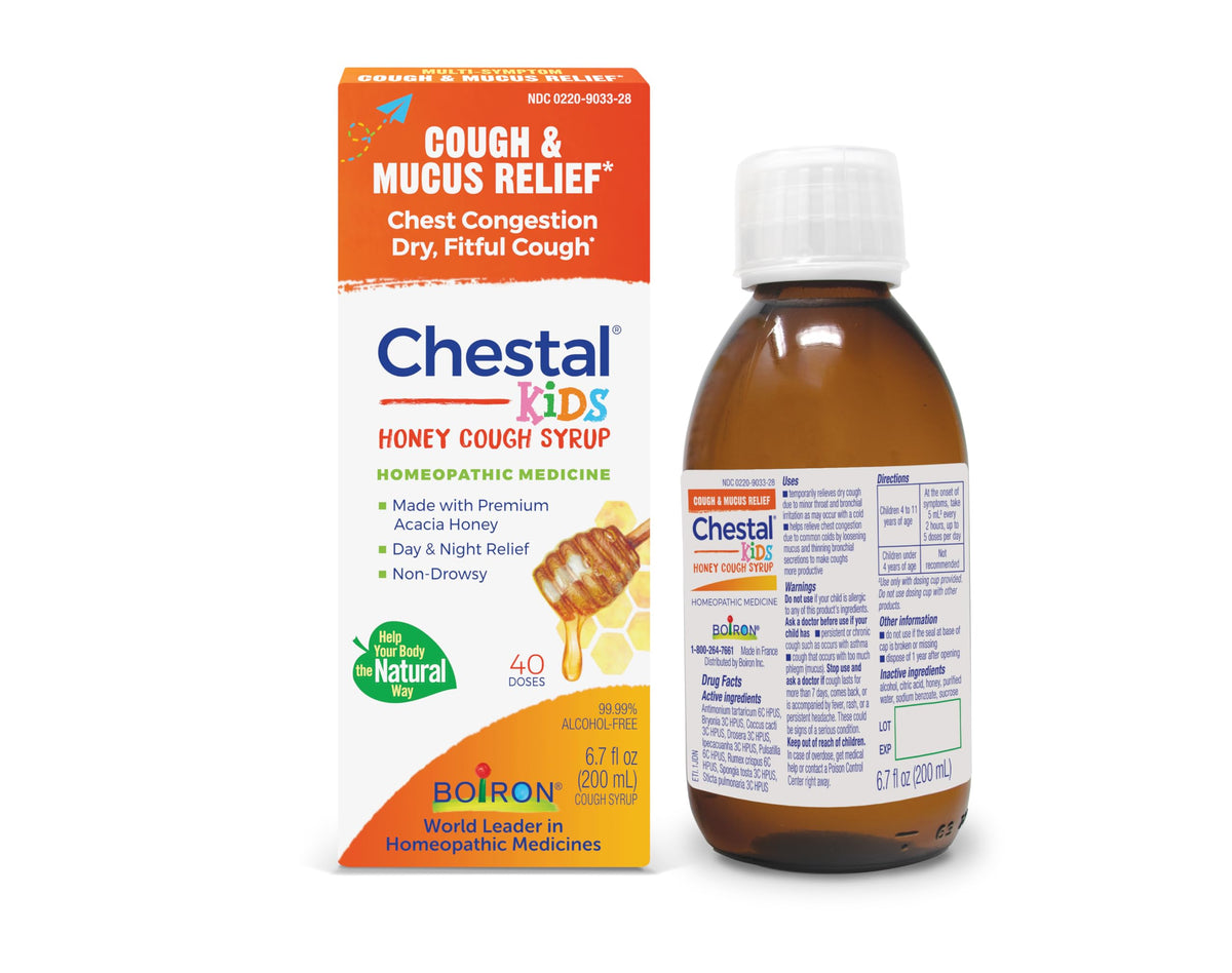 Boiron Chestal Honey Children's Cough Syrup 6.7 oz bottle