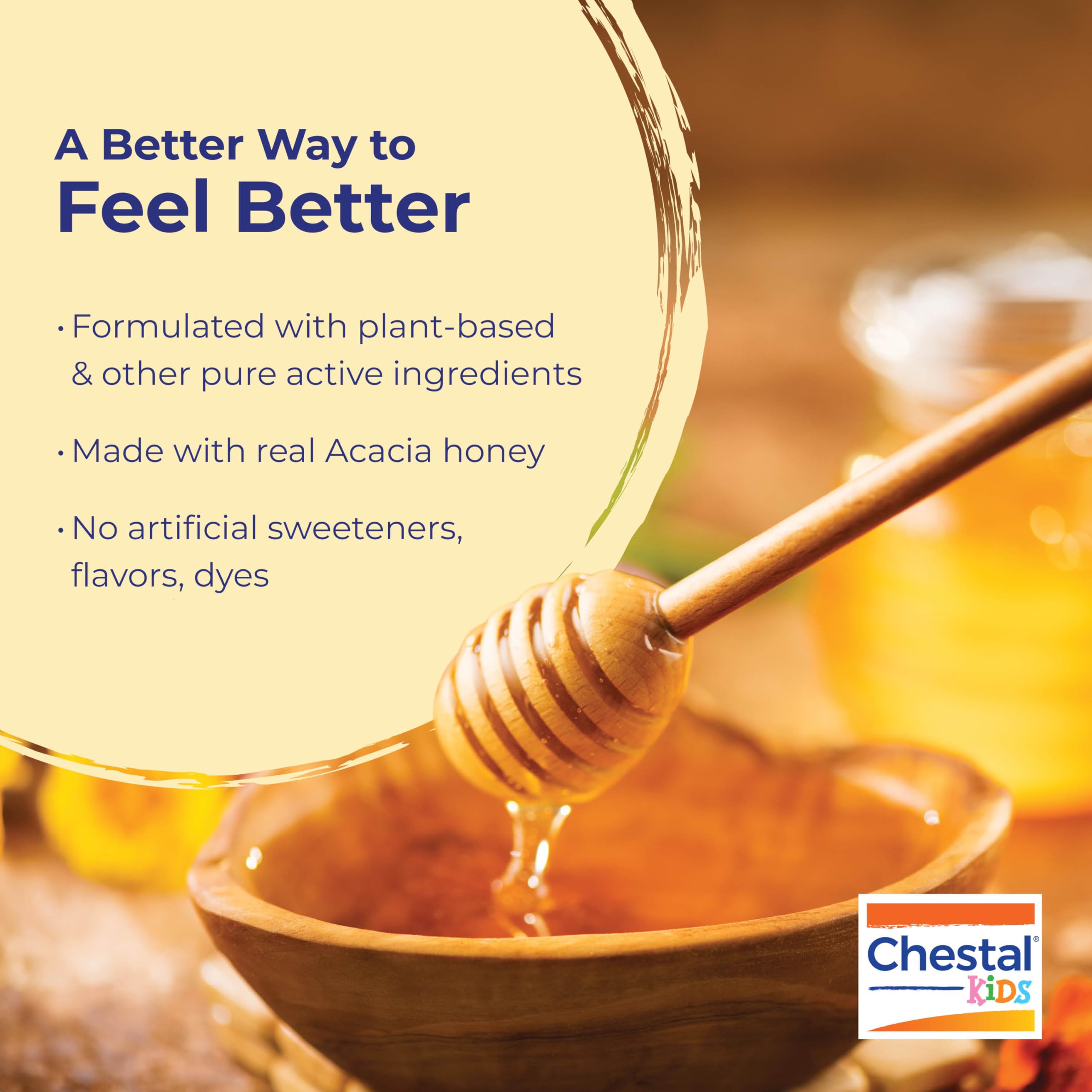 Dye-free alcohol-free chest cough syrup for kids 2 and up