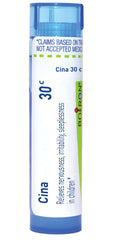 Boiron Cina 30C product packaging with 80 pellets for children