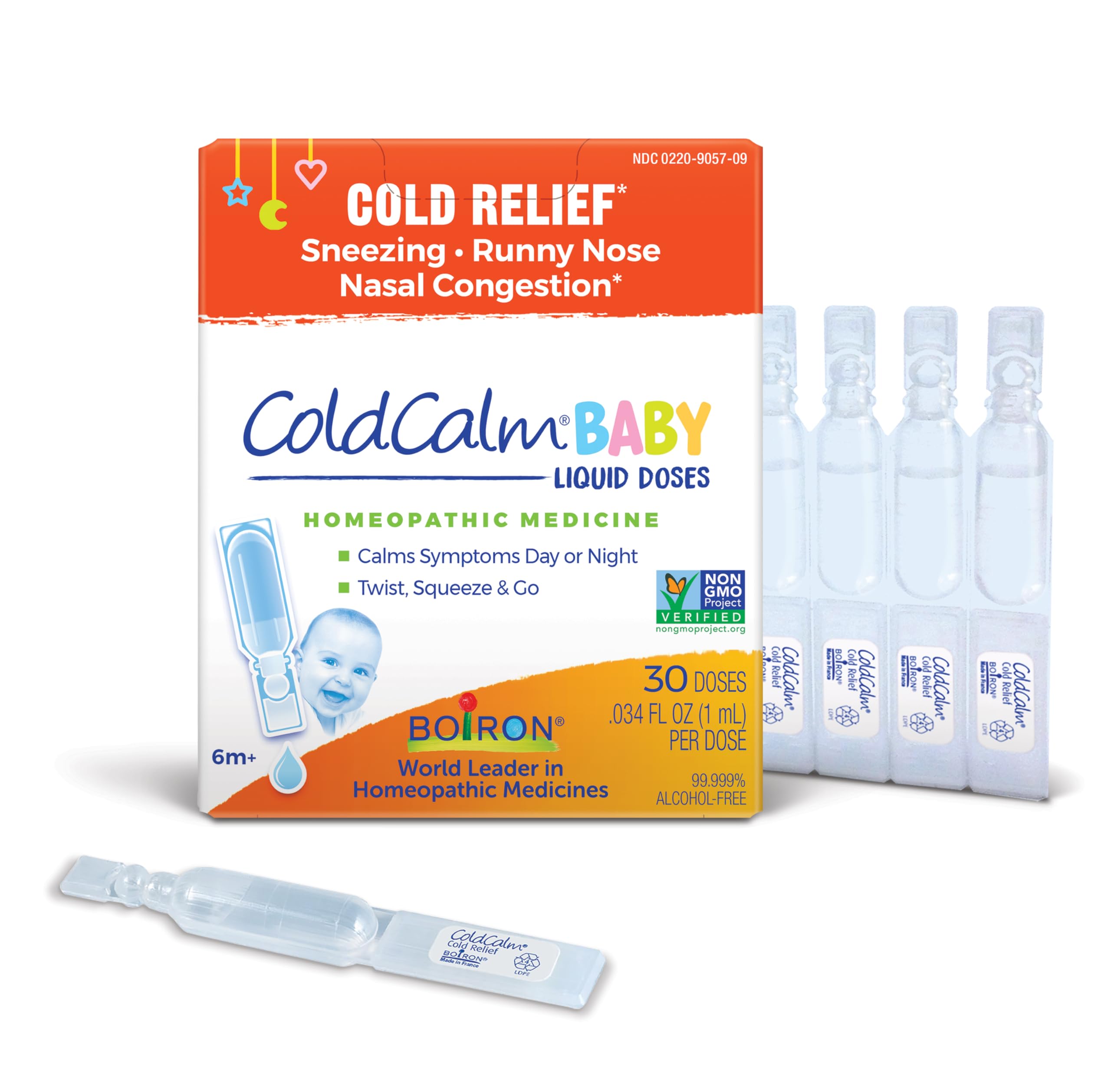 Boiron ColdCalm Baby 30-count single-use drops