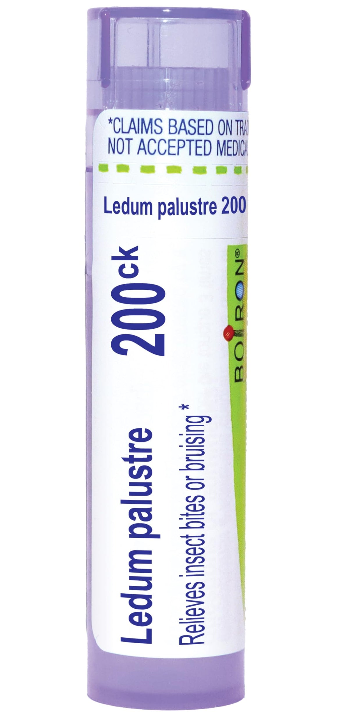 Boiron Ledum Palustre 200Ck pellets in dispensing tube