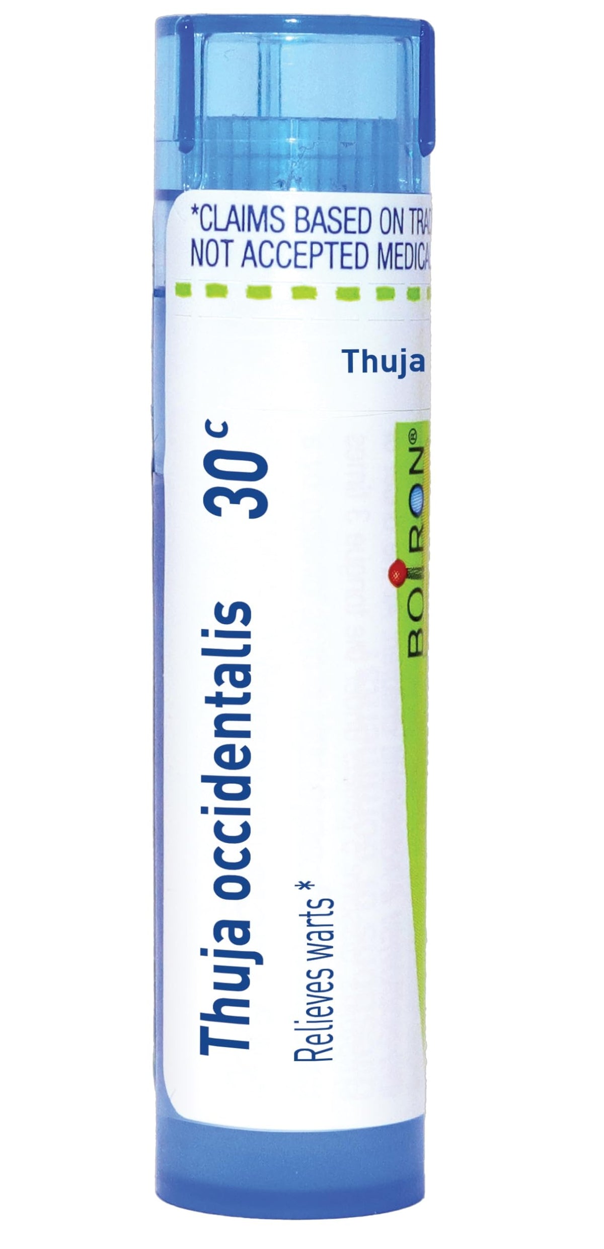 Boiron Thuja Occidentalis 30C wart relief pellets tube