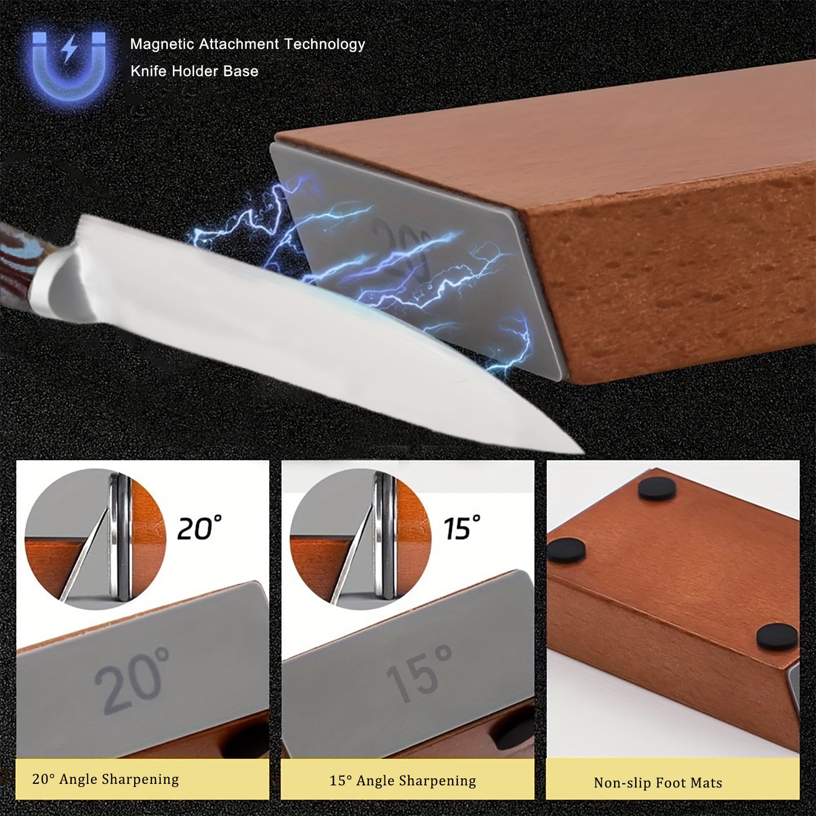 Ceramic disc sharpening component for BomCot kit