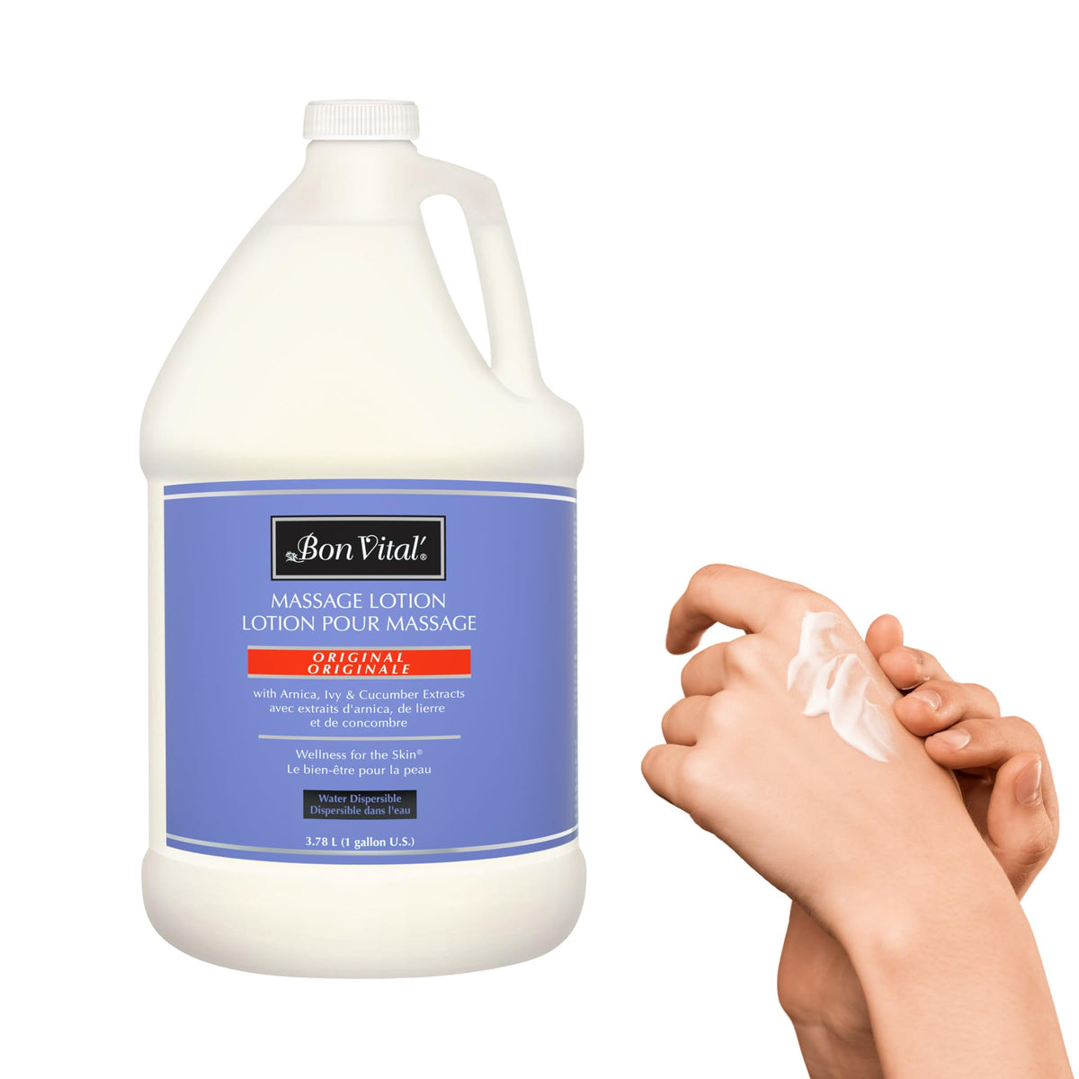 Bon Vital Original Massage Lotion 1 gallon bottle