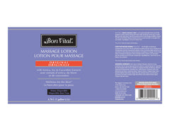 Pump compatible Bon Vital Original Massage Lotion packaging