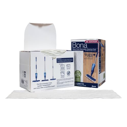 Bona floor cleaning pads compatible with Bona Family of Mops