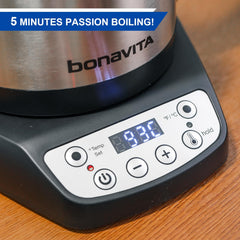 Bonavita BPA-free plastics and 304 stainless construction
