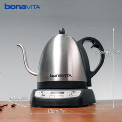 Bonavita gooseneck kettle with LED panel