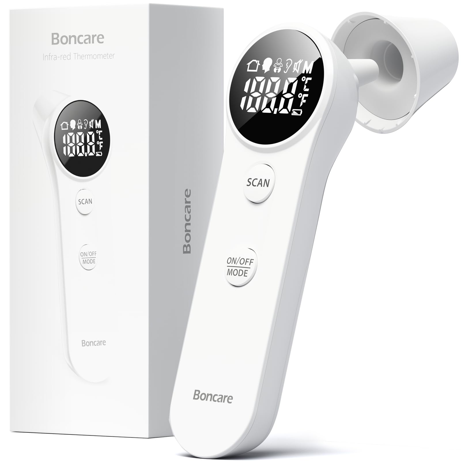 Boncare ear and forehead thermometer product image