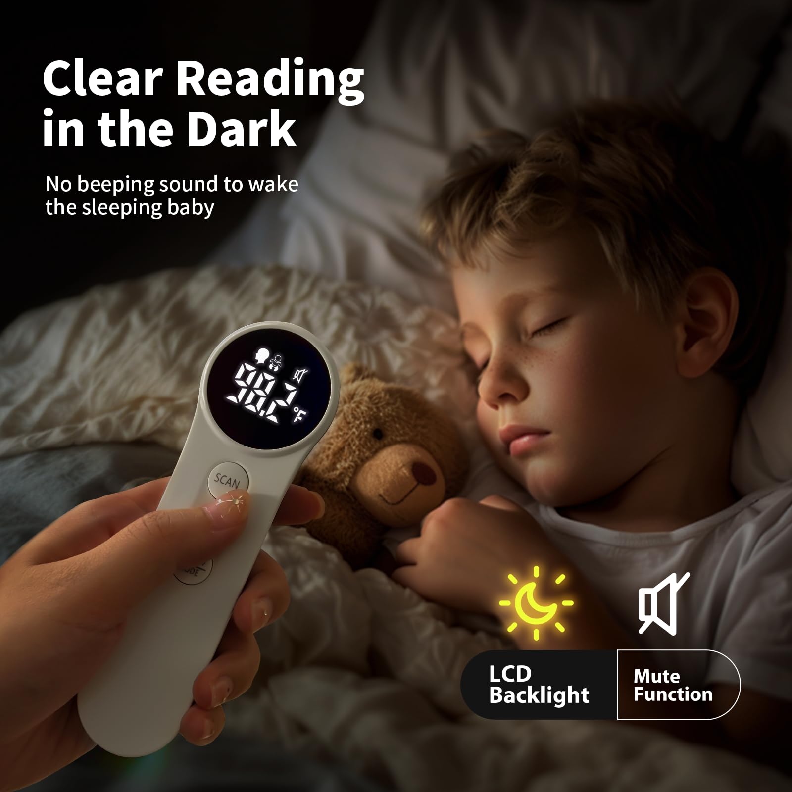 Boncare silent mode and kids mode indicators