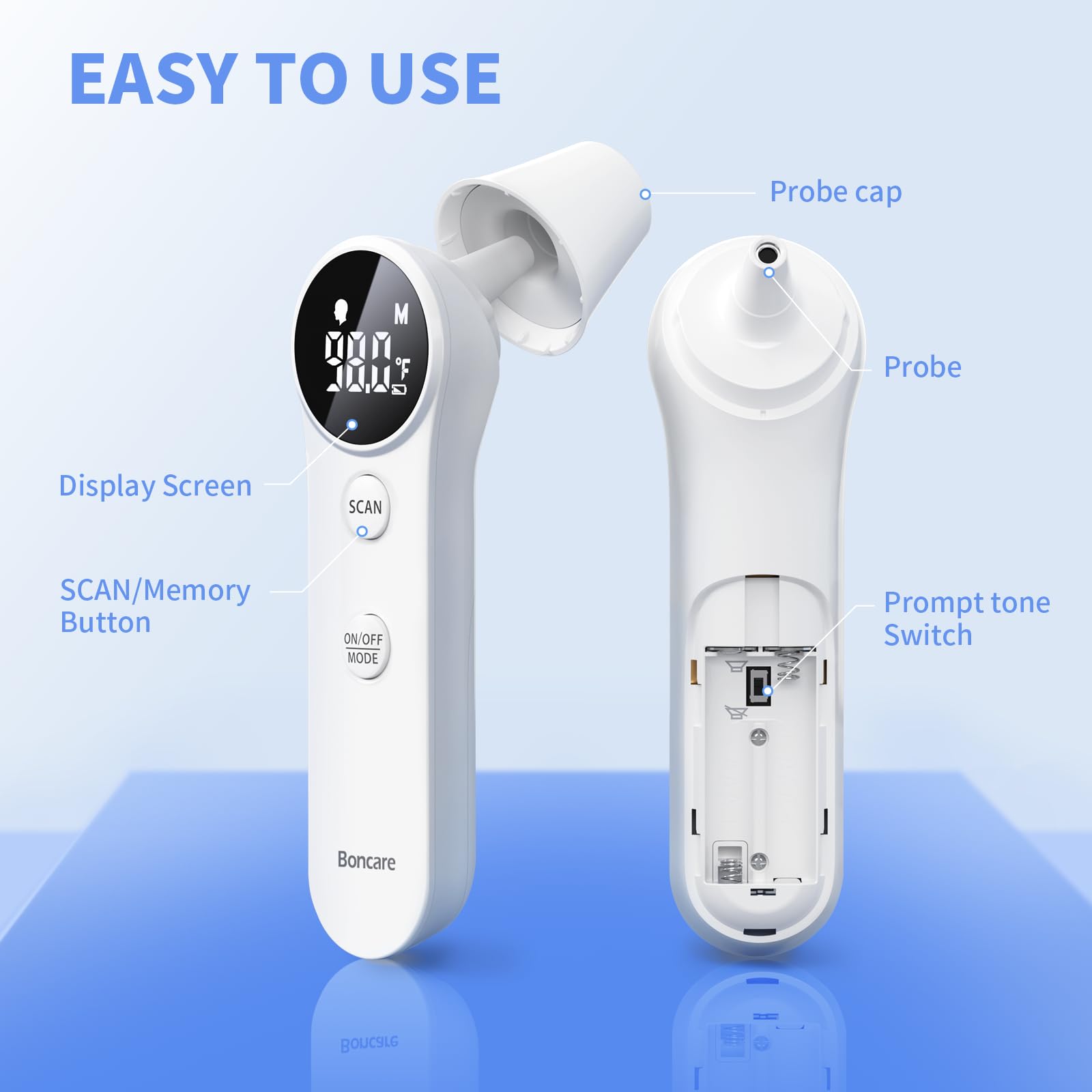 Boncare object mode bottle temperature measurement