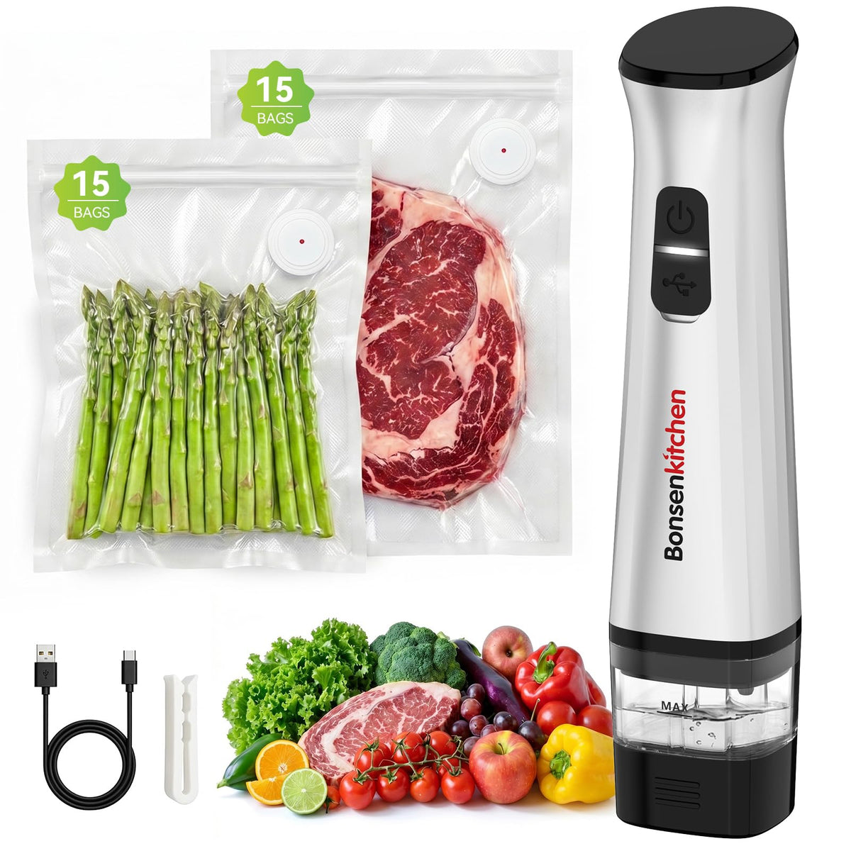 bonsenkitchen handheld vacuum sealer product packaging