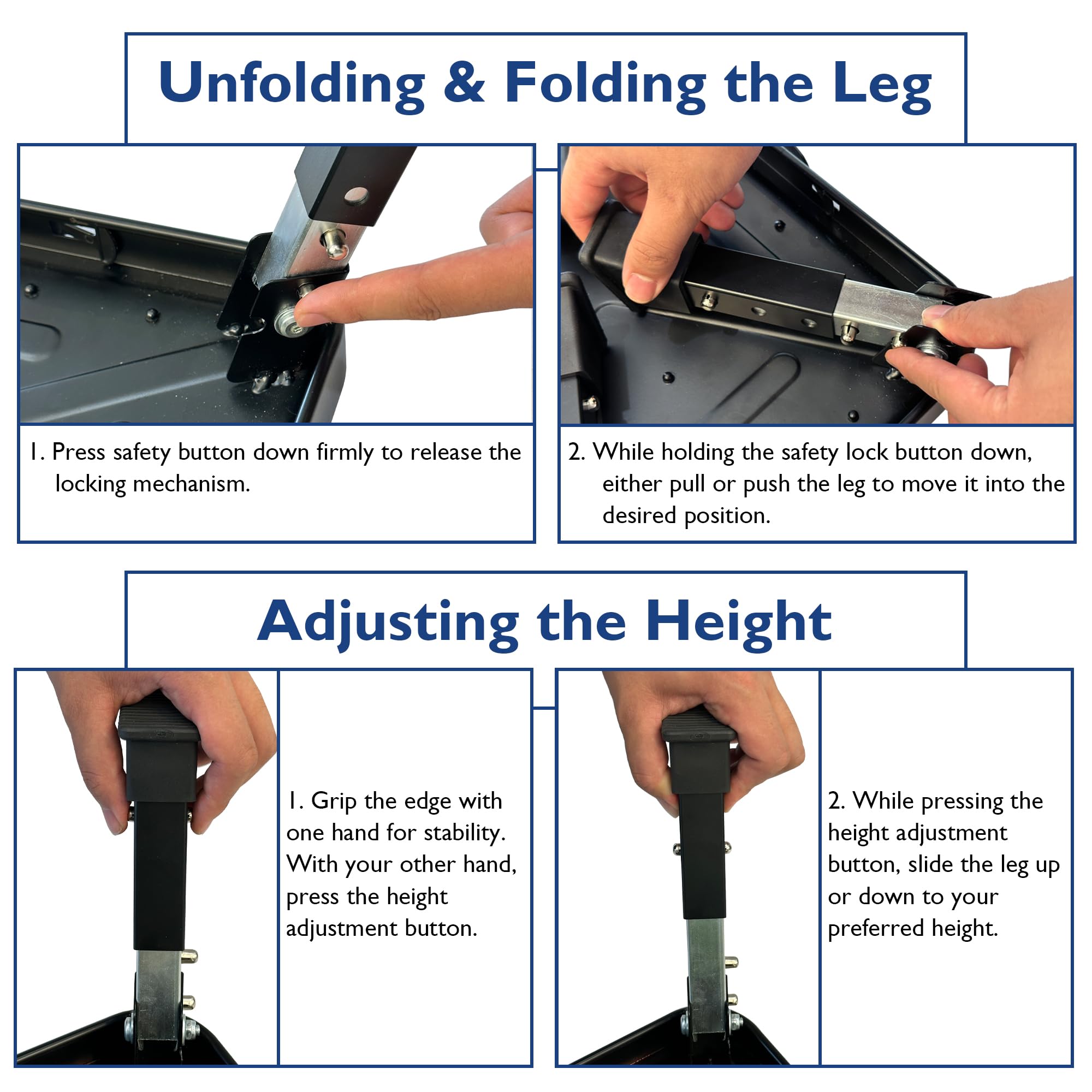 BONTEC no assembly required folding stool