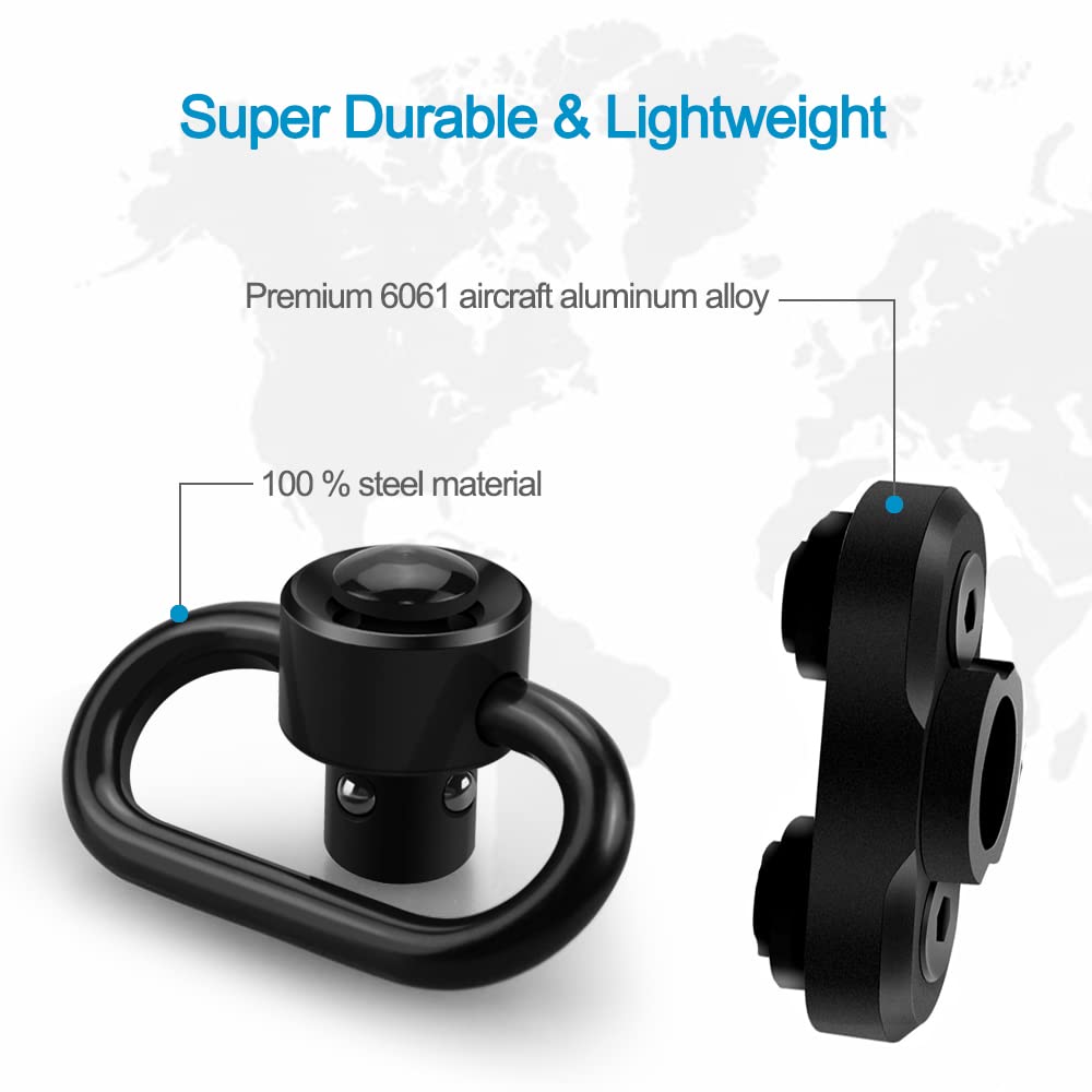 Two Point Sling attachments for Bontok swivels mount