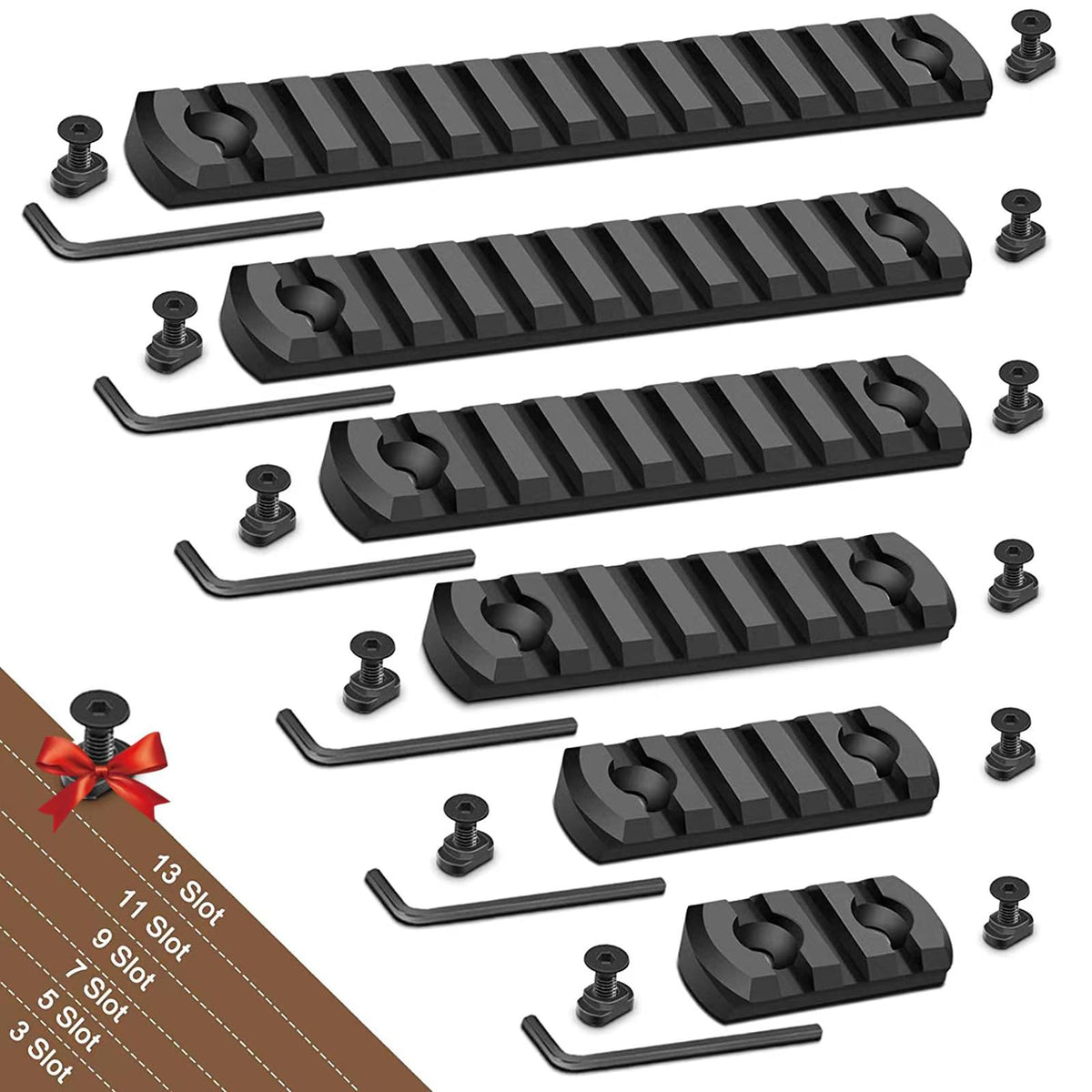 Bontok single accessory rail set aluminum alloy