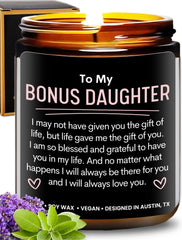Boxed Bonus Daughter Candle gift presentation