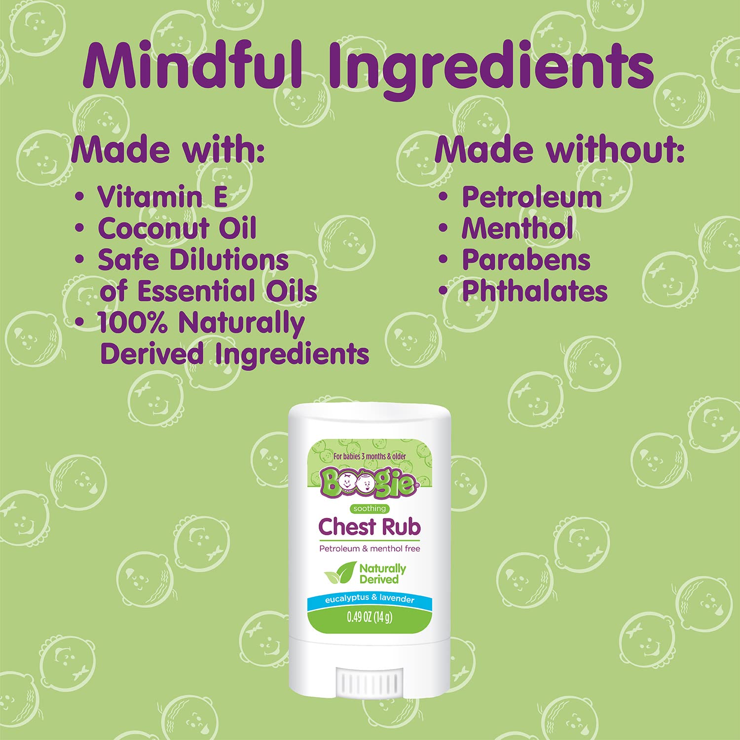 Boogie brand moms for moms note on chest rub packaging