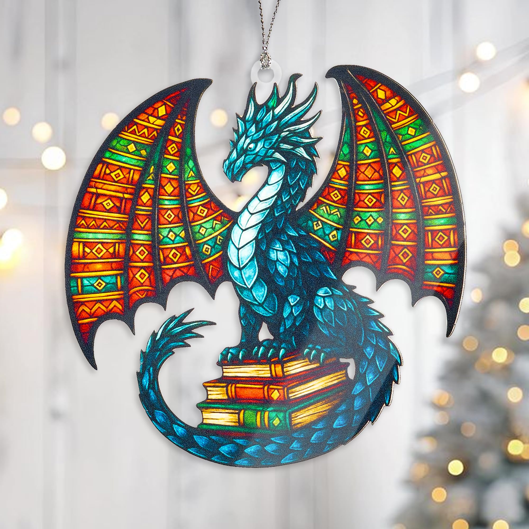 Ready to gift ornament with story card and elegant presentation