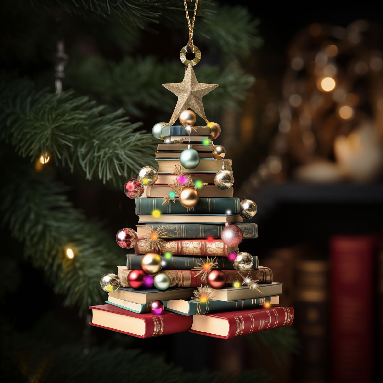 Book Club Ornament holiday decor gift image