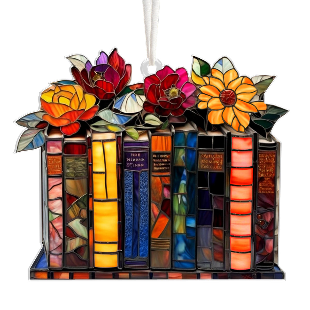 3D book lovers gifts for women ornament on Christmas tree