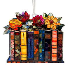 3D book lovers gifts for women ornament on Christmas tree